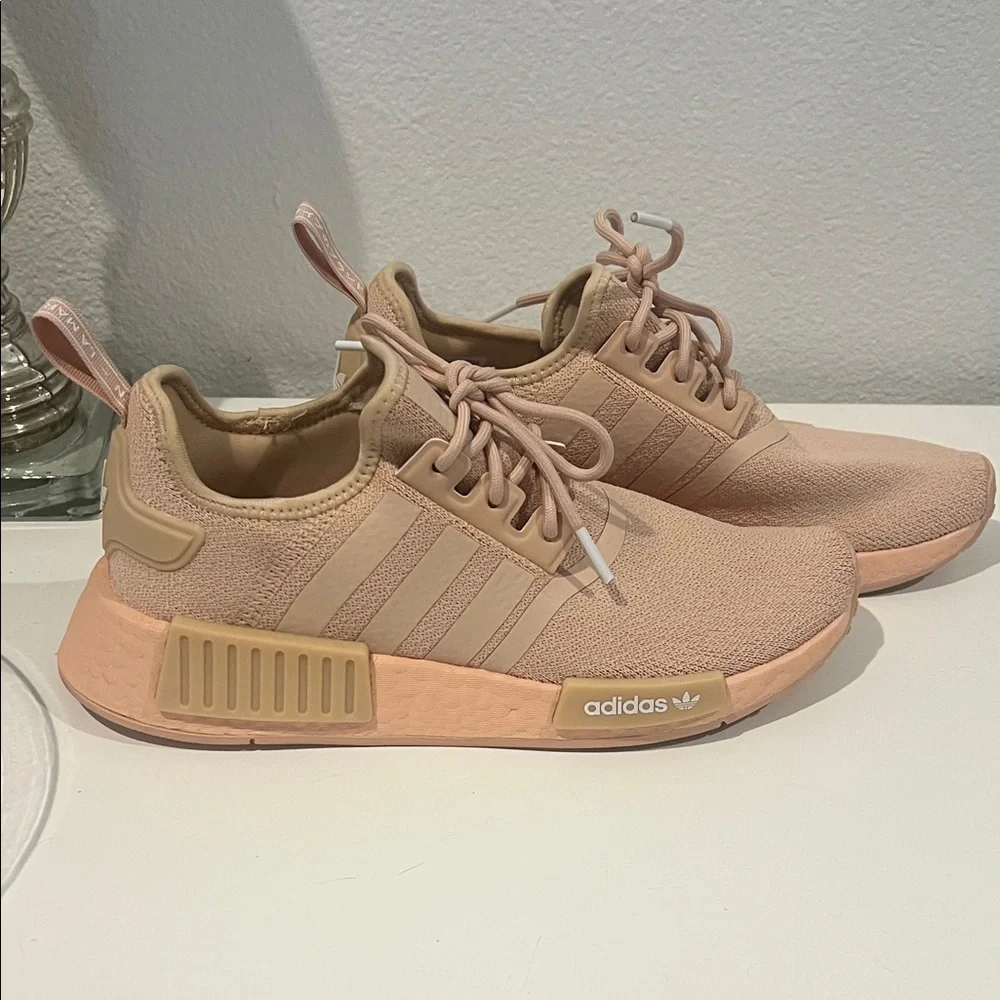 Adidas Beige NMD R1 Sneakers
